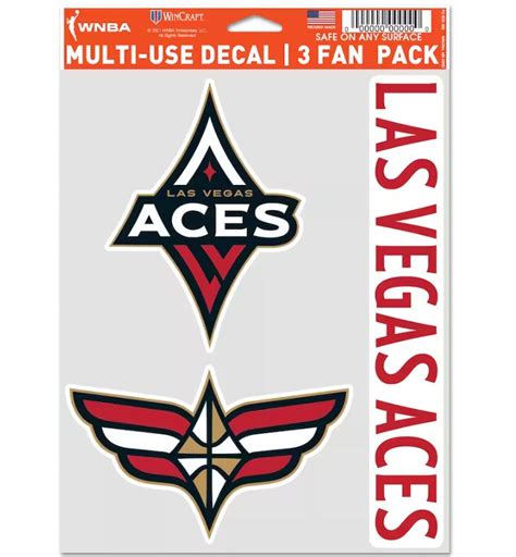 Las Vegas Aces 3-Pack Multi-Use Decal Set – Sports Town USA