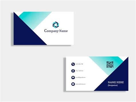 Marketing Business Card Design Template | Presentation Graphics ...