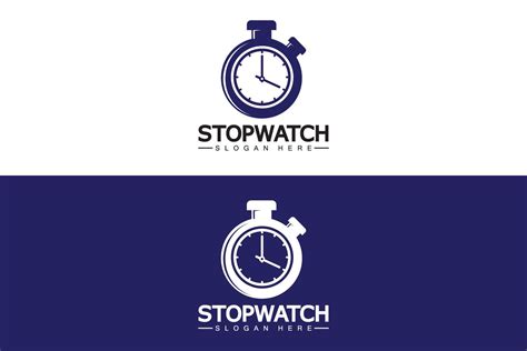 Stopwatch Timer Logo Design Vector Graphic by kosunar185 · Creative Fabrica