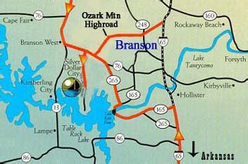 Branson Resorts, Lodging, and Condominiums on Indian Point - on Table ...