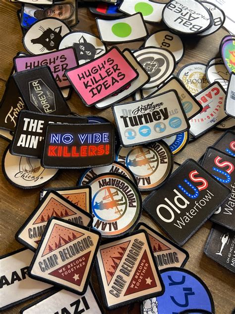 CUSTOM PATCHES Iron on Patch Patches Custom Printed Patch - Etsy