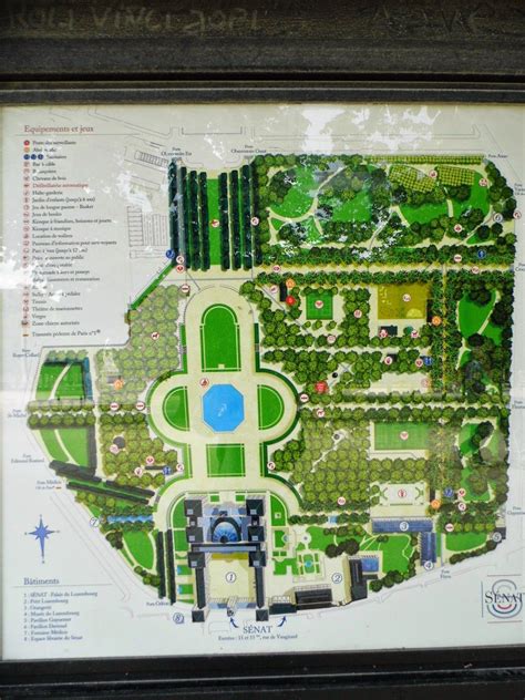 Luxembourg Gardens Paris Map - Beautiful Insanity