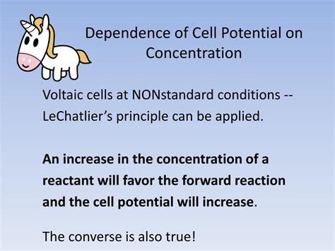 PPT - Dependence of Cell Potential on Concentration PowerPoint Presentation - ID:2862766