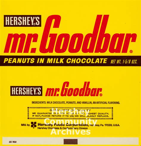 Hershey’s Mr. Goodbar – Hershey Community Archives