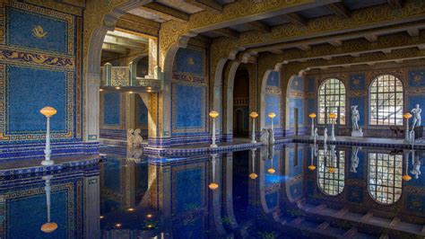 https://www.architecturaldigest.com/story/swim-hearst-castle-pools Indoor Pools, Luxury Swimming ...