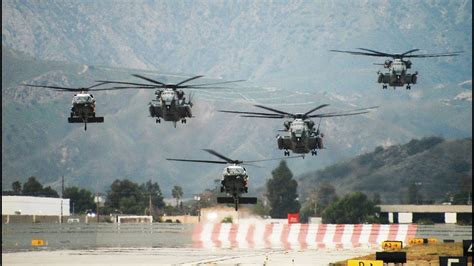 POTUS Presidential Helicopters Landing at Hollywood Burbank Airport Los ...