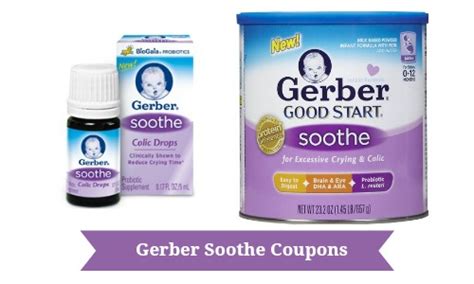 Gerber Coupons | Soothe & Good Start :: Southern Savers