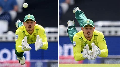 Quinton de Kock Catch Video: South African Wicket-Keeper Pulls Off a Spectacular Catch to ...