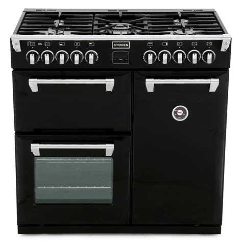 Buy Stoves Richmond 900DFT Black 90cm Dual Fuel Range Cooker (444440195) | Marks Electrical