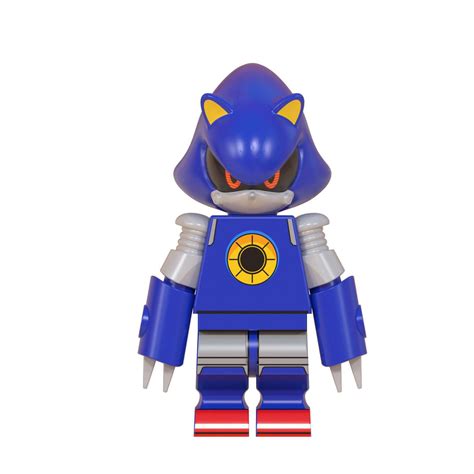 Metal Sonic Minifigures Lego Compatible Sonic Minifigure