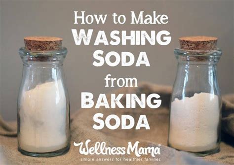 How to Make Washing Soda from Baking Soda | Cleaning recipes, Washing soda, Natural cleaning ...