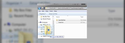 How to transfer update file to a USB drive – Ford Cambodia