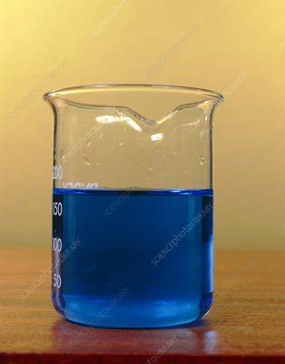 Copper sulphate solution - Stock Image - C008/7782 - Science Photo Library