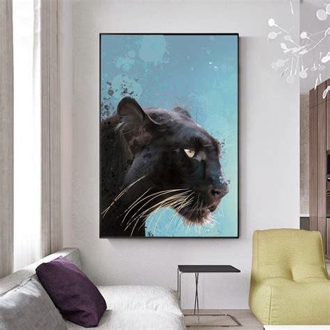 The Black Panther Canvas Art — Daedalus Designs