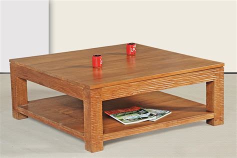 Square Teak Coffee Table | Coffee Table Design Ideas