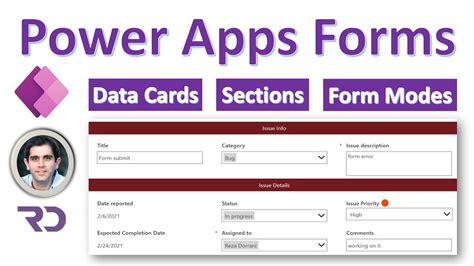 Power Apps Form Control Tutorial - New Edit Form - YouTube