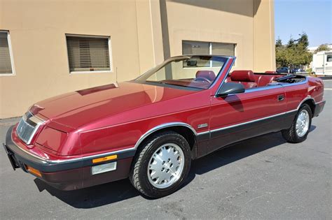 No Reserve: 1988 Chrysler LeBaron Turbo Convertible for sale on BaT ...