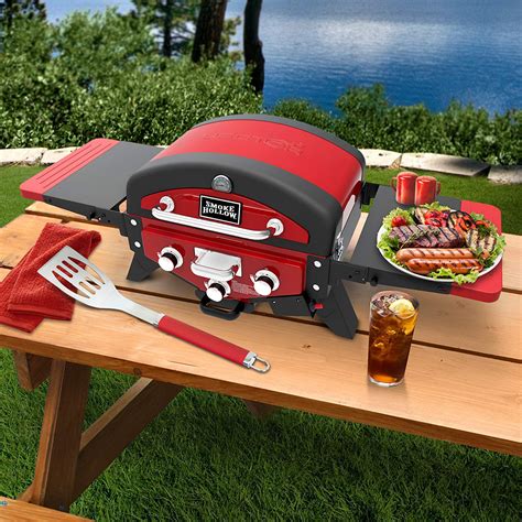 Smoke Hollow VT280RDS Vector Series 2-Burner Portable Tabletop Gas Grill, Red | eBay