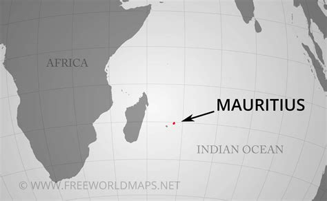 Mauritius Map, Geographical features of Mauritius of the Caribbean ...