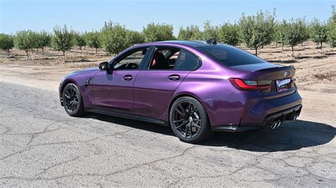 One-of-a-Kind: 2022 BMW M3 Purple Silk With Fiona Red Interior