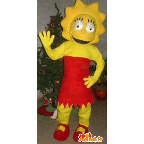 Purchase Mascot Simpsons - Lisa Simpson Costume in Mascots the Simpsons ...