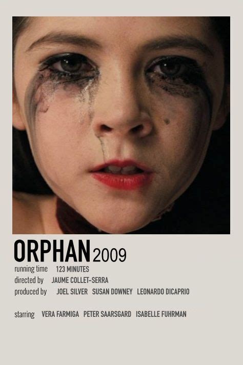 Orphan Poster | Movie posters minimalist, Indie movie posters, Horror movie posters