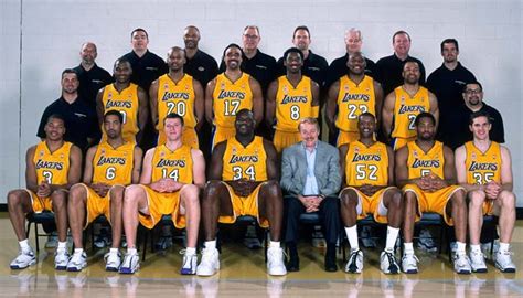 2001-02 Los Angeles Lakers Roster, Stats, Schedule And Results