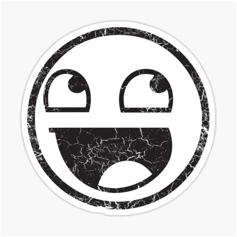 "Epic Face" Sticker by Bethany-Bailey | Redbubble