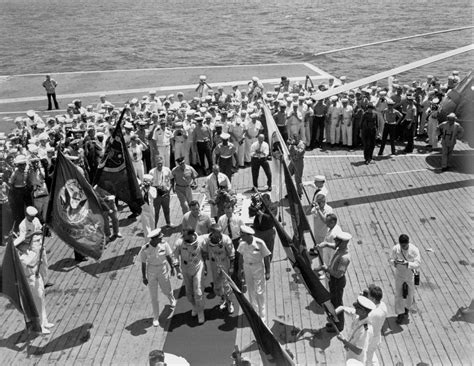 Gemini IV Crew Arrives on the USS Wasp | The red carpet trea… | Flickr