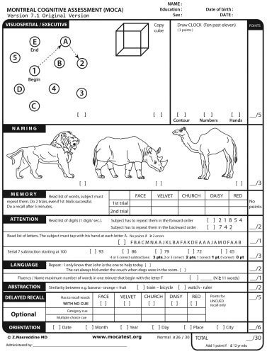 Could you pass the cognitive fitness test taken by Donald Trump this week?