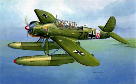 Arado Ar-196A, sobre el Mar Egeo 1942 | Wwii plane art, Wwii aircraft ...