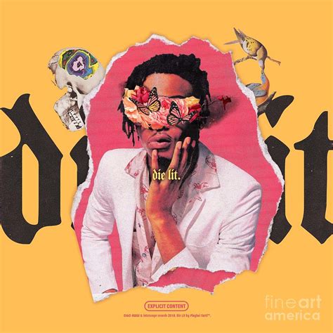 Die Lit Playboi Carti Digital Art by Claudette E Navarro