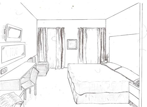 Bedroom Drawing Pencil at GetDrawings | Free download