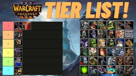 The Ultimate WC3 Tier List! - YouTube