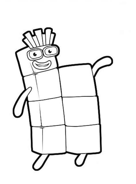 Kids-n-fun.com | Coloring page Numberblocks 7