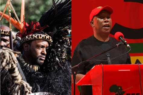 Malema backs Zulu King Misuzulu, calls for unity of the royal family