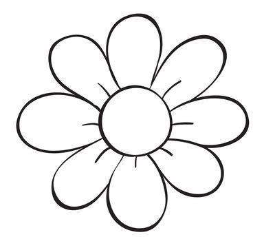 Clip Art Flower Outline