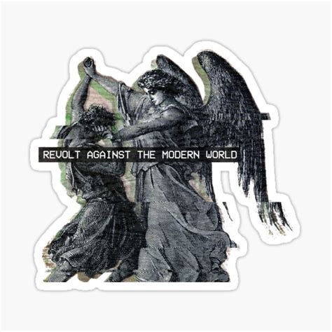 "Revolt Against the Modern World" Sticker for Sale by cghopk | Redbubble