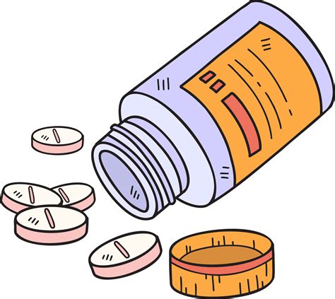 Prescription Bottle Drawing