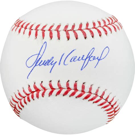 Sandy Koufax Los Angeles Dodgers Autographed Baseball