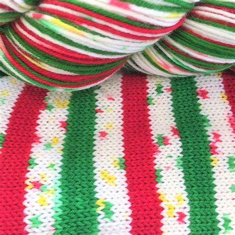 Pre-order - Christmas Confetti self striping sock yarn — home