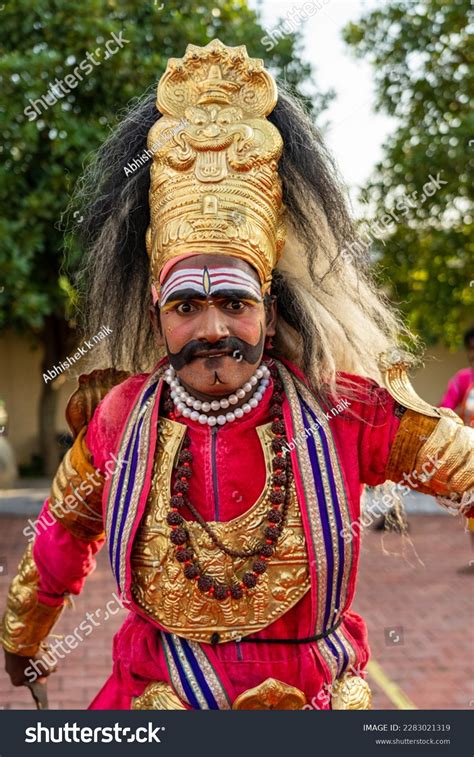 Veergase Kunitha Form Folk Dance Karnataka Stock Photo 2283021319 ...