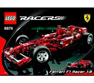 LEGO Ferrari F1 Racer 1:8 Set 8674 Instructions | Brick Owl - LEGO ...