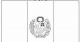 Geography Blog Peru Flag Coloring Page sketch template