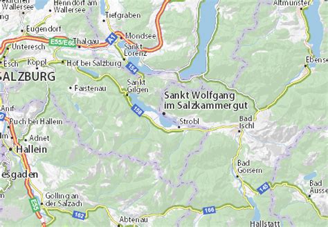 MICHELIN Sankt Wolfgang im Salzkammergut map - ViaMichelin