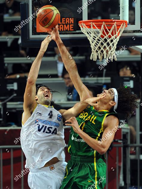 Brazils Player Anderson Varejao R Blocks Editorial Stock Photo - Stock ...