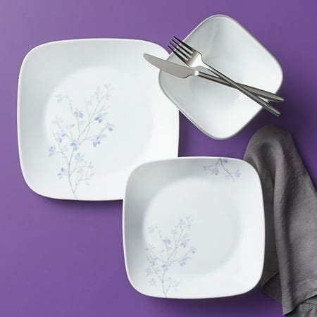 Corelle Square Jacaranda 16-Piece Dinnerware Set - Walmart.com