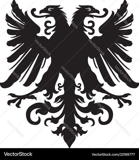 Heraldic eagle Royalty Free Vector Image - VectorStock