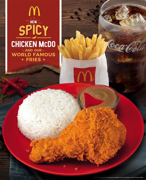 The Food Alphabet and More: The New Spicy Chicken McDo Is Here!