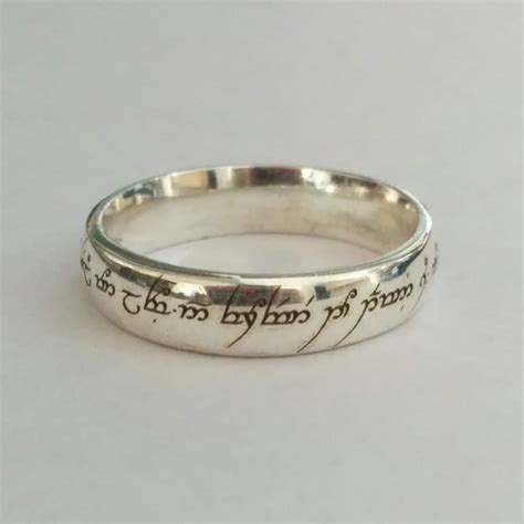 Personalized The One Ring In Silver